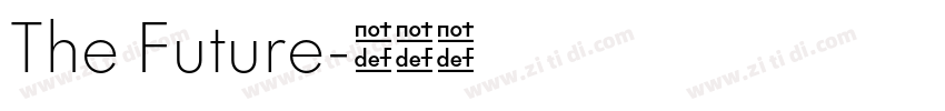 The Future字体转换